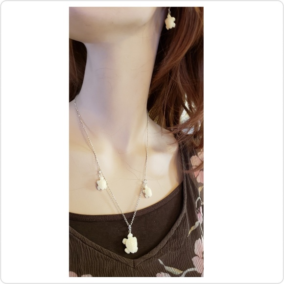 New Handcrafted Turtle Jewelry Set - Picture 3 of 7